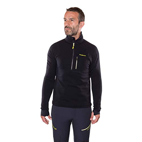 Trangoworld Trx2 Stretch Pro Pullover, Hombre, Negro/Negro, S