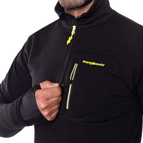 Trangoworld Trx2 Stretch Pro Pullover, Hombre, Negro/Negro, S