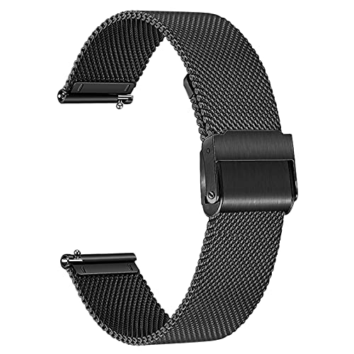 TRUMiRR Pulsera Reemplazo para Polar Ignite/Ignite 2 Smartwatch, 20MM Brazalete de Malla de Malla de Acero Inoxidable con Correa de liberación rápida para Polar Ignite / Ignite2 Smartwatch