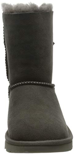 UGG BAILEY BOW II Bota clásica para Unisex niños, Gris (Grey), 32.5 EU