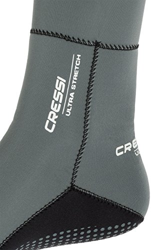 Ultra Stretch Neoprene Socks 1.5mm - Escarpines Neopreno Ultrastretch, Unisex-Adult Gris , L