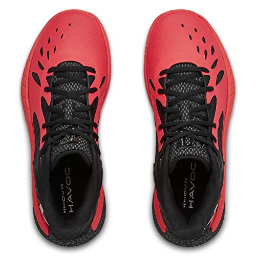 Under Armour - HOVR Havoc 3 - Zapatillas de baloncesto, rojo (Beta (601)/Negro), 45.5 EU