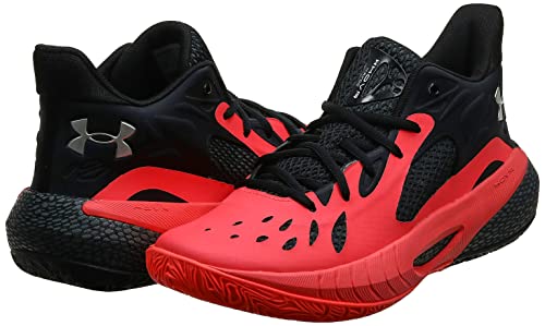 Under Armour - HOVR Havoc 3 - Zapatillas de baloncesto, rojo (Beta (601)/Negro), 45.5 EU