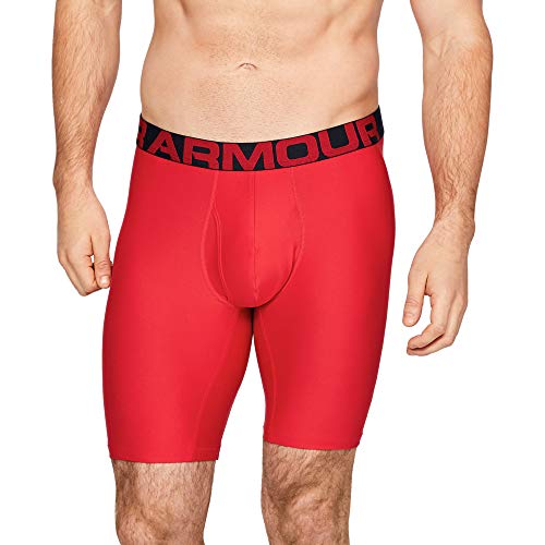 Under Armour Tech - Ropa Interior para Hombre (9 Pulgadas), 1 Paquete, Tech 9" Boxerjock - 1 Paquete, Hombre, Color Rojo (600)/Rojo, tamaño Small