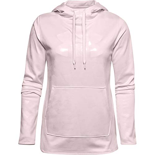 Under Armour Women's Armour Fleece Big Logo Camo/Shine Hoodie , Beta Tint (659)/Beta Tint , X-Small