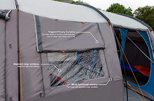 Vango Purbeck - Tienda, Vivid Grey, Talla Única