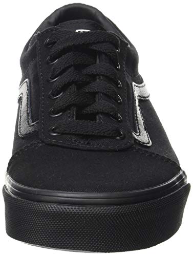 Vans Ward, Zapatilla Baja Hombre, Negro (Canvas/Black 186), 42 EU