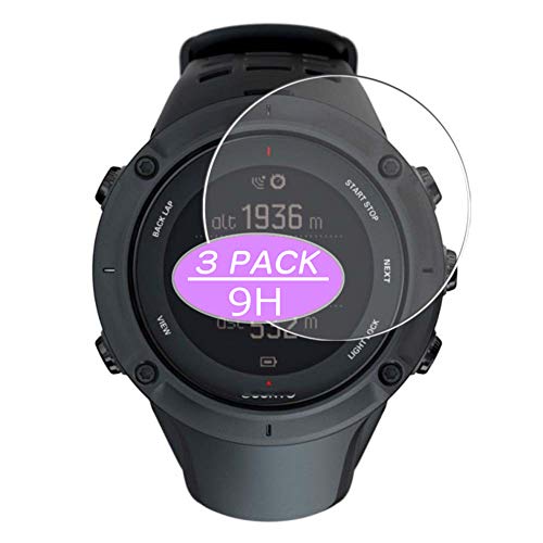 Vaxson 3 protectores de pantalla de cristal templado para Suunto Ambit3 Peak/Ambit 3 PeakFilm Protectores 9H película protectora reloj inteligente reloj inteligente