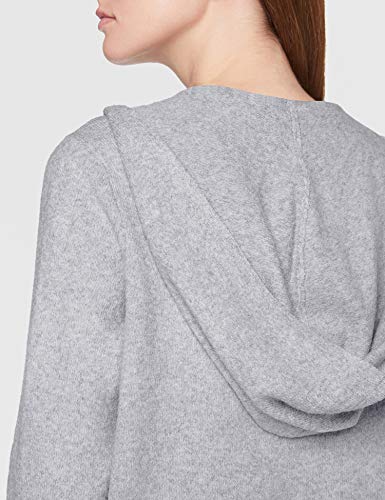 Vero Moda Vmdoffy LS Open Hood Cárdigan Ga Noos Suéter, Gris Claro, M para Mujer