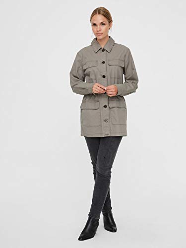 Vero Moda Vmklara Jacket Boos Anorak, Verde Oscuro, XS para Mujer