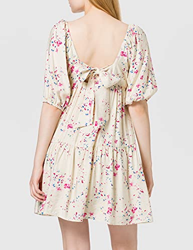 Vero Moda VMMILA 2/4 ABK Dress WVN GA Vestido, Birch/AOP:Mila, M para Mujer