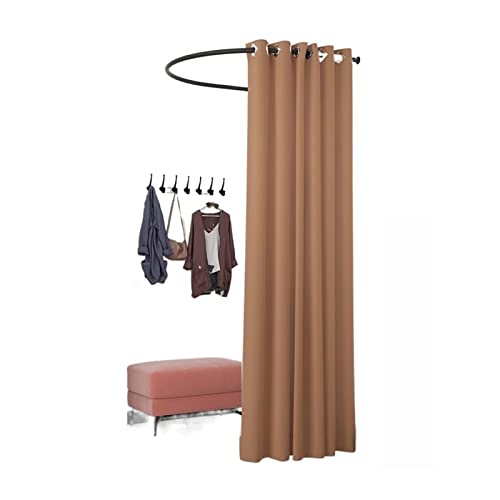 Vestuario En Forma De U Probador Portátil Cortina De Partición De Pantalla De Privacidad Montada En La Pared Se Puede Utilizar for Vestuarios En Bares, Tiendas De Ropa ( Color : C , Size : 80*80cm )