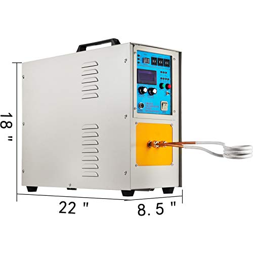 VEVOR Horno de Fusión de Alta Frecuencia de 15kW, Calentador de Inducción, 2.200 ℃, Horno de Calentamiento 230 V, Horno de Calentamiento por Inducción para Soldadura Fuerte Hardware Electrodomésticos