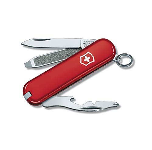 Victorinox Rally Klein Navaja con 9 funciones incluyendo destornillador y abrebotellas, color rojo