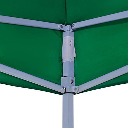 vidaXL Techo de Carpa para Celebraciones Cenador Toldo Cubierta Superior Carpa Plegable Jardín Patio Marquesina Fiesta Verde 3x3 m 270 g/m²