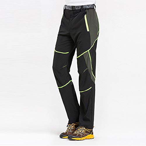 VPASS Pantalones para Hombre,Pantalones de Trekking Softshell Pantalones Impermeables Resistente Pantalones de Escalada Deportes al Aire Libre Pantalones Trabajo Pantalones Jogging Pants