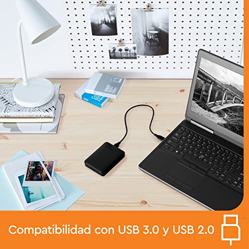 WD Elements - Disco duro externo portátil de 1,5 TB con USB 3.0, color negro