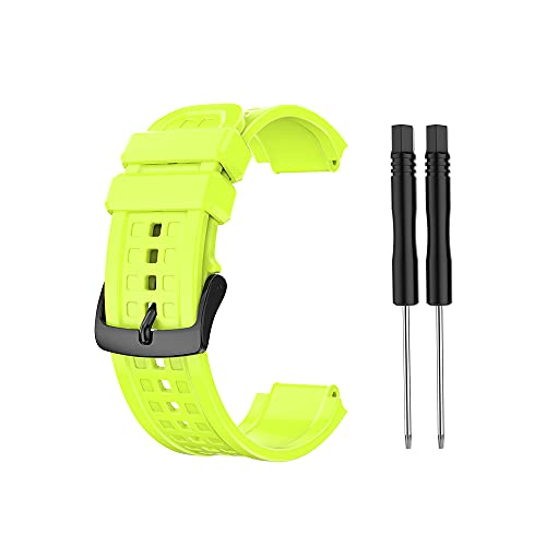 WIIKAI Compatible con Garmin Forerunner 25 Correas Para Relojes, Correa de Pulsera de Reemplazo.(Limas)