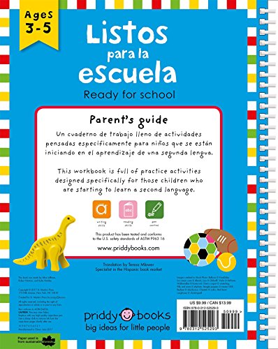 Wipe Clean: Bilingual Workbook Ready for School: Ages 3-5; With Wipe Clean Pen