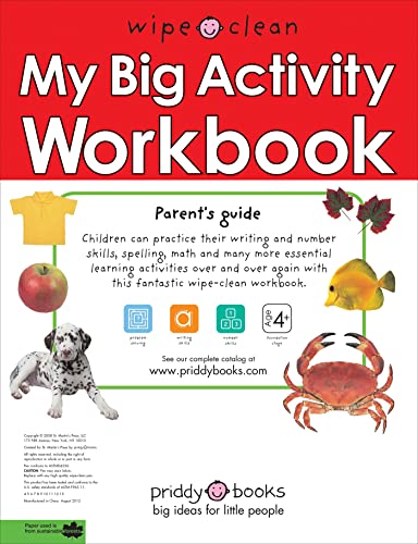 Wipe Clean: My Big Activity Workbook [With 2 Wipe-Clean Pens] (My Big Step by Step)