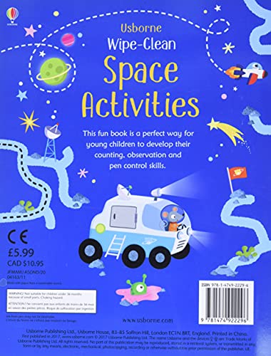 Wipe-Clean Space Activities (Wipe-clean Activities)