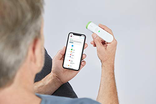 Withings Thermo - Termómetro temporal inteligente, Apto para bebés, niños pequeños, niños y adultos; sin contacto físico