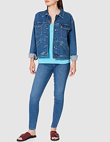 Wrangler High Rise Skinny Vaqueros, Marine, 30W / 30L para Mujer