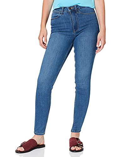 Wrangler High Rise Skinny Vaqueros, Marine, 30W / 30L para Mujer