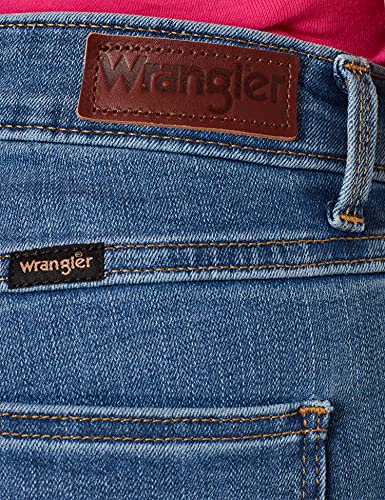 Wrangler High Rise Straight Jeans, Rocky, 34W / 32L para Mujer