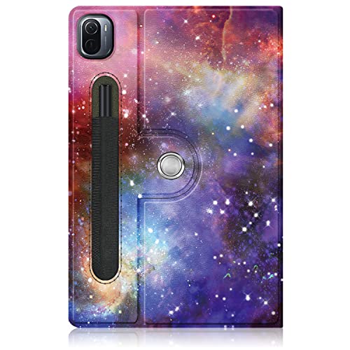 Xuanbeier Funda Giratoria Compatible con Xiaomi Mi Pad 5 / Mi Pad 5 Pro 11" Tableta 2021 Carcasa con portalápices y Auto-Sueño/Estela,Galaxia