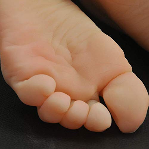 YH-Feet Pie de Silicona, Pies Femeninas de Silicona Pie Falso Realista, el Modelo de pie de Silicona simulada Muestra pies Hermosos y Textura de pie Hermosa, Material TPE 100% envío de pie Nuevo