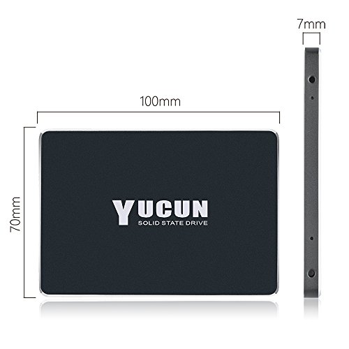 YUCUN 2.5 Pulgadas SATA III Disco Duro sólido Interno de Estado sólido R570 240GB SSD