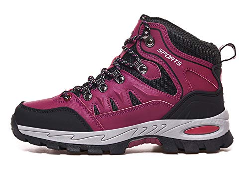 Zapatillas de Trekking para Hombre Mujer Impermeables Botas de Senderismo Al Aire Botas de Montaña Antideslizante Zapatos de Deporte Adulto