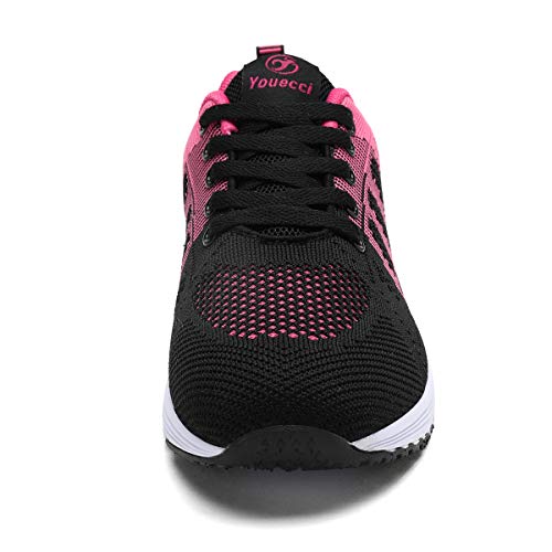 Zapatillas Deportivas Mujer Bambas Ligero Mujer Calzado Deportivo Tenis Mujer Zapatos para Correr Mujer 39 EU,Rosa