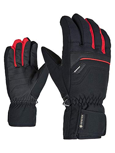 Ziener Glyn GTX + Gore Plus Warm Glove ski Alpine Guantes de esquí, Hombres, Negro, 8