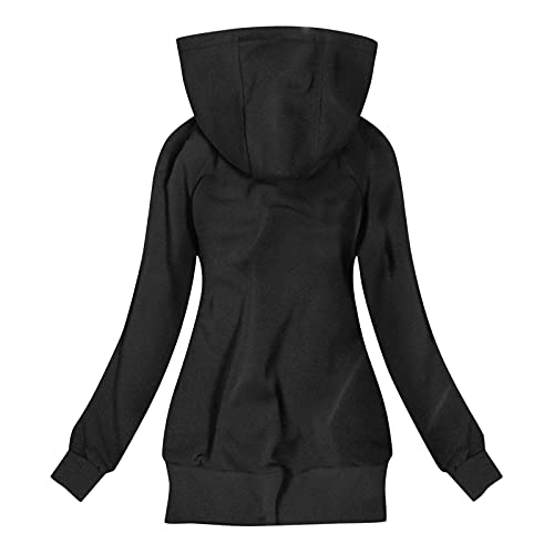 Zilosconcy Sudadera Mujer Cremallera Barata Empalme Moda Sudaderas Adolescentes Chicas Cremallera y Capucha Cuello Alto Abrigo Invierno Rebajas Talla Grande Parka Outwear