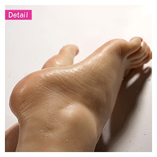 ZSR-haohai Modelo de pie Nail Fake Nail Toes Toes Líquido Silicona Femenino Pies Griego Fetiche MANNUQUIN ( Color : Heatable Toes NoBone , Diameter : One Set )