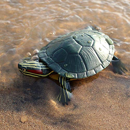 1 Unids Animales Mar Tortuga Modelo Rojo Orejas Deslizadores Figuras De Acción Realista Juguete Educativo para Niños