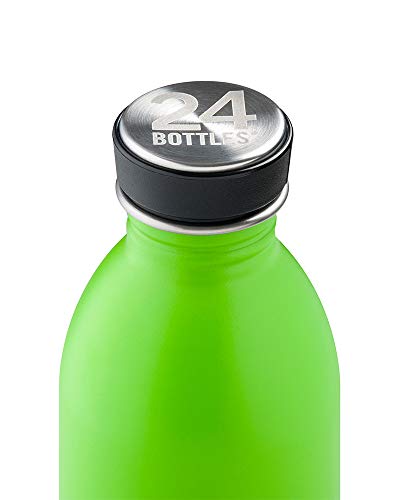 24Bottles Urban Lime 24 Bottles Bidon de Acero Inoxidable Color 500ml, Adultos Unisex, Green (Verde), 500 ml