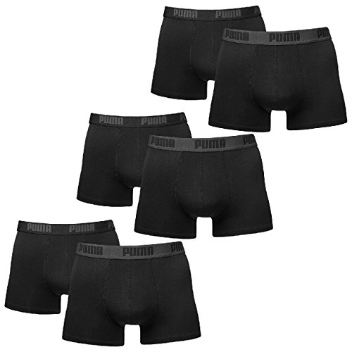 6 er Pack Puma Boxer Boxershorts Men Pant Underwear Black size XL