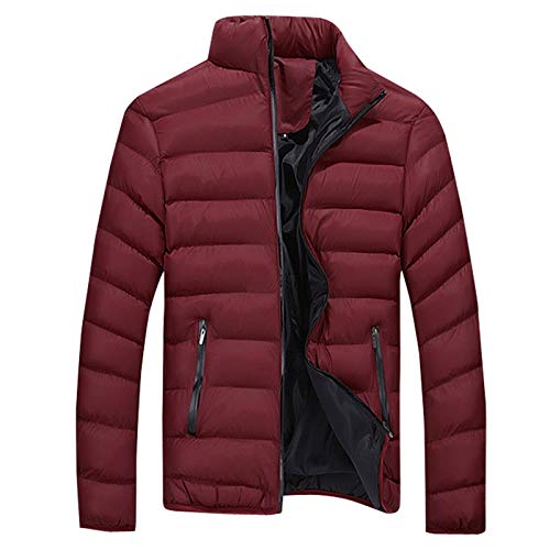 Abrigos Invierno Plumas Hombre Plumón Ligero Ultralight Portátil Caballero Plumas Capucha Ligero Jacket Chaqueta Largo Fitness Outdoor Básico Estilo Deportivo Down Abrigos para Adultos Estudiantes