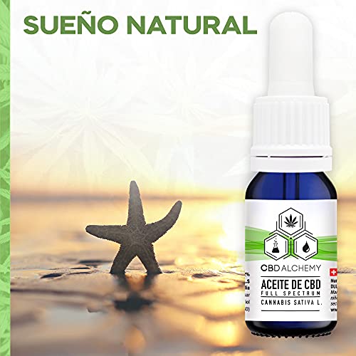 Aceite de CBD 10 ML | 15% Extracto, 200 Gotas 1500 MG, Mezcla De Aceite De Semillas De Cáñamo, Grandes Propiedades Curativas, Ayuda a la Relajación, Reduce el Estrés y la Ansiedad - Hecho en Suiza