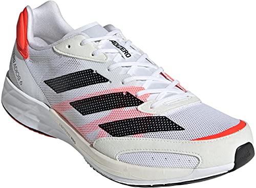 adidas Adizero Adios 6 M, Zapatillas para Correr Hombre, FTWR White Core Black Solar Red, 40 2/3 EU