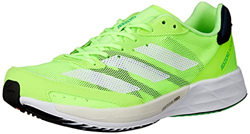 adidas Adizero Adios 6 M, Zapatillas para Correr Hombre, Signal Green FTWR White Core Black, 42 2/3 EU