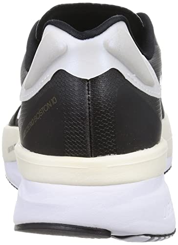 adidas Adizero Boston 10, Running Shoe Hombre, Core Black/Cloud White/Gold Metallic, 42 2/3 EU