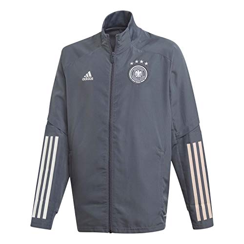 adidas Alemania Temporada 2020/21 Chaqueta presentación, Unisex, Onix, 176