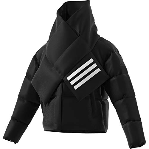 adidas Big Baffle Bomber J W Chaqueta, Mujer, Negro (Black), XS