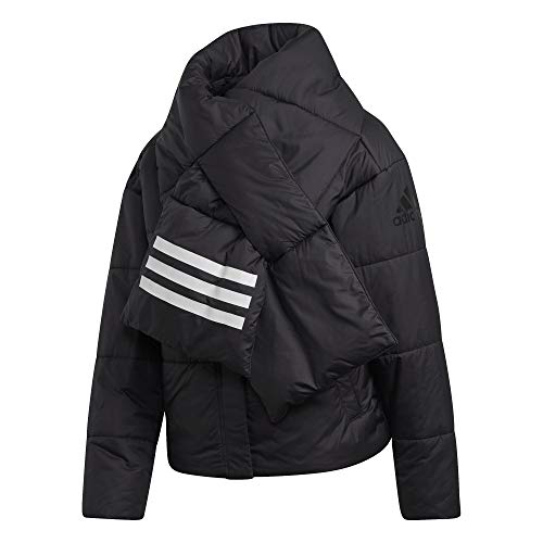 adidas Big Baffle Bomber J W Chaqueta, Mujer, Negro (Black), XS