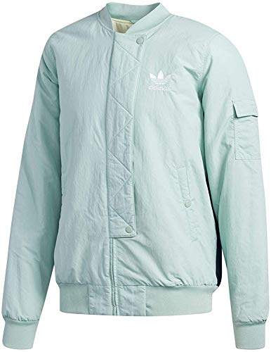 adidas Bomber Padded Chaqueta, Hombre, Verde (vercen/Maruni), M