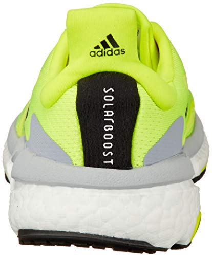 adidas Boost 21, Zapatos para Correr Hombre, Solar Yellow Core Black Halo Silver, 43 1/3 EU